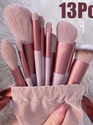 13Pcs Makeup Brush Set Make Up Concealer Brush Blush Powder Brush Eye Shadow Highlighter Foundation Brush Cosmetic Beauty Tools