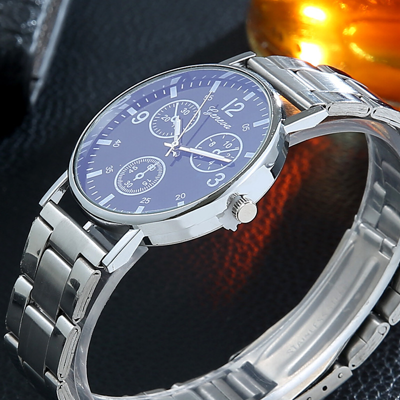 Men's Casual Blue Light Watch - Image 2