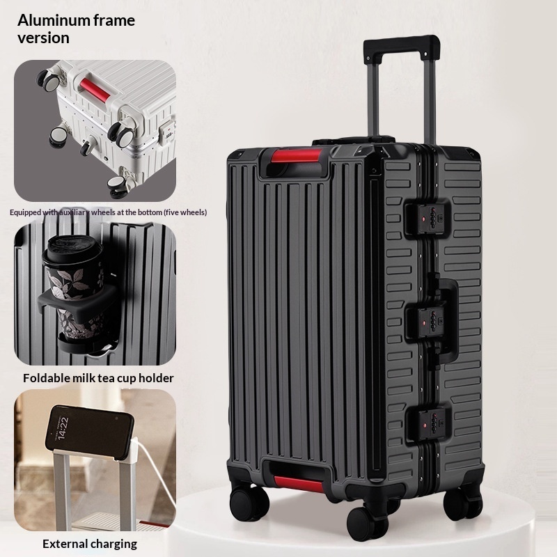 Travel Aluminum-frame Trolley With Combination Lock - Image 9