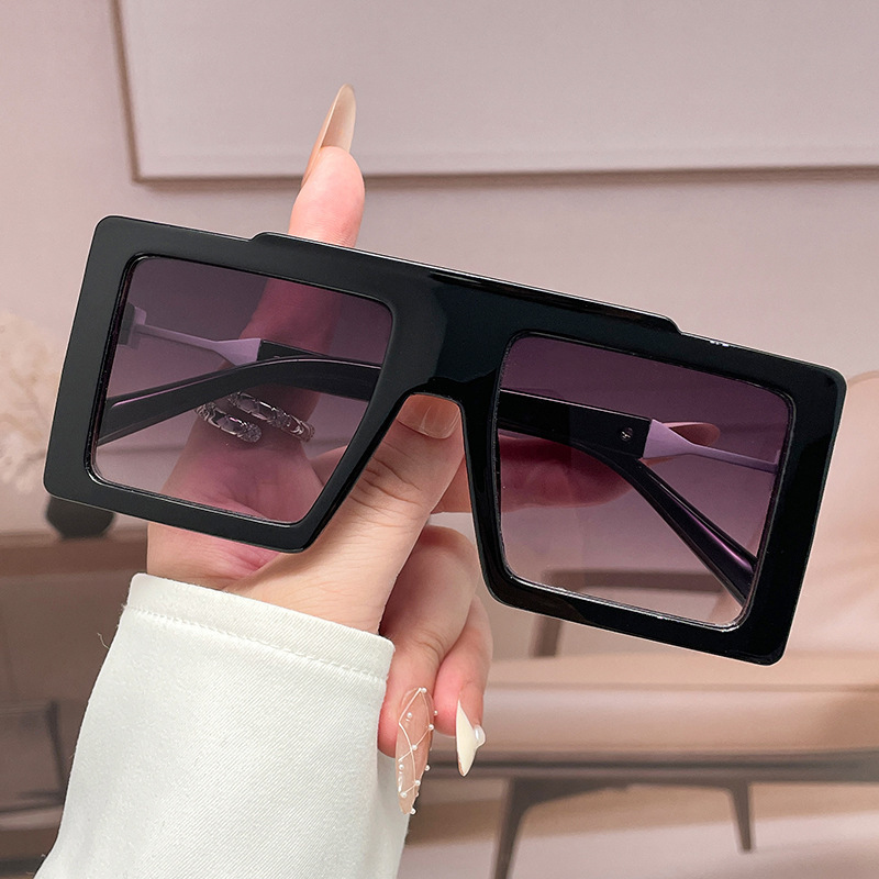 Wide-frame Square Blue-light-blocking Eyeglass Frames For Women - Image 8
