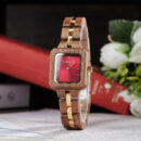 Wooden Wooden Watch Womens Three-Color Quartz Watch