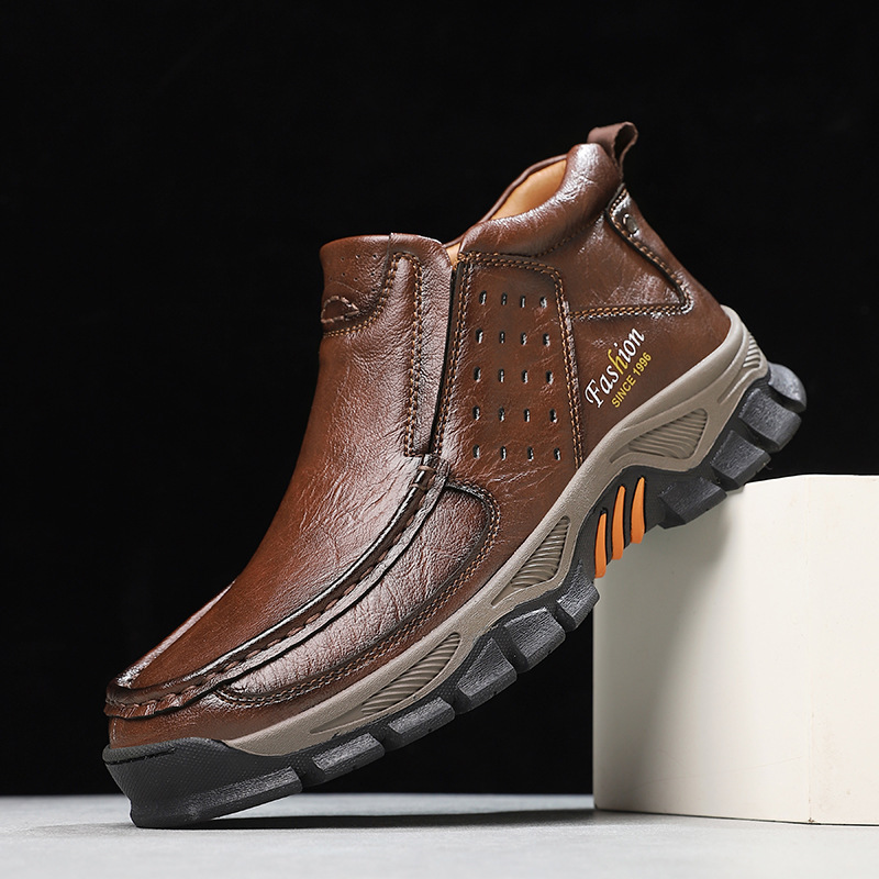 Mens Casual Metal Ankle Boots - Image 5