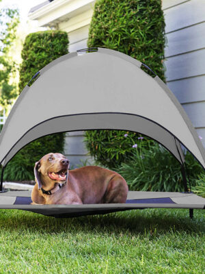 Pet Outdoor Supplies Covered Loft Bed Camp Bed Sunshade Tent