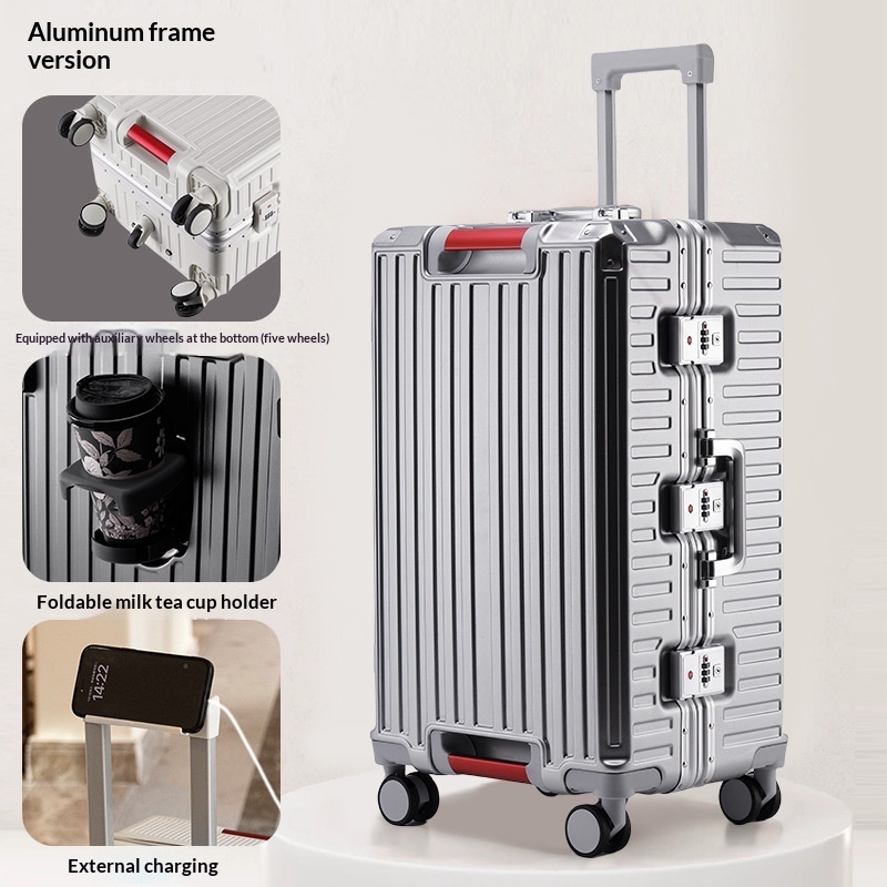 Travel Aluminum-frame Trolley With Combination Lock - Image 6
