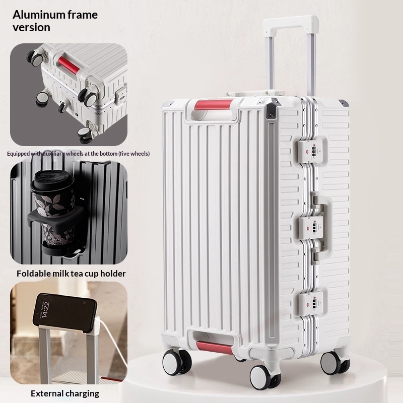 Travel Aluminum-frame Trolley With Combination Lock - Image 5