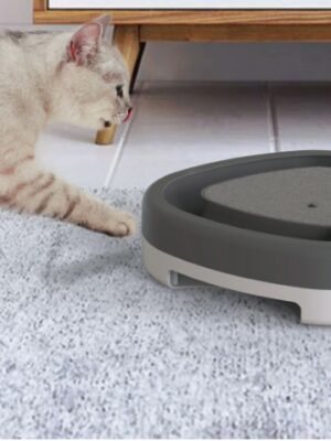 Pet Cat Self-hey Toy Smart Funny Cat Triangle Turntable Electric Toy Cat Scratcher