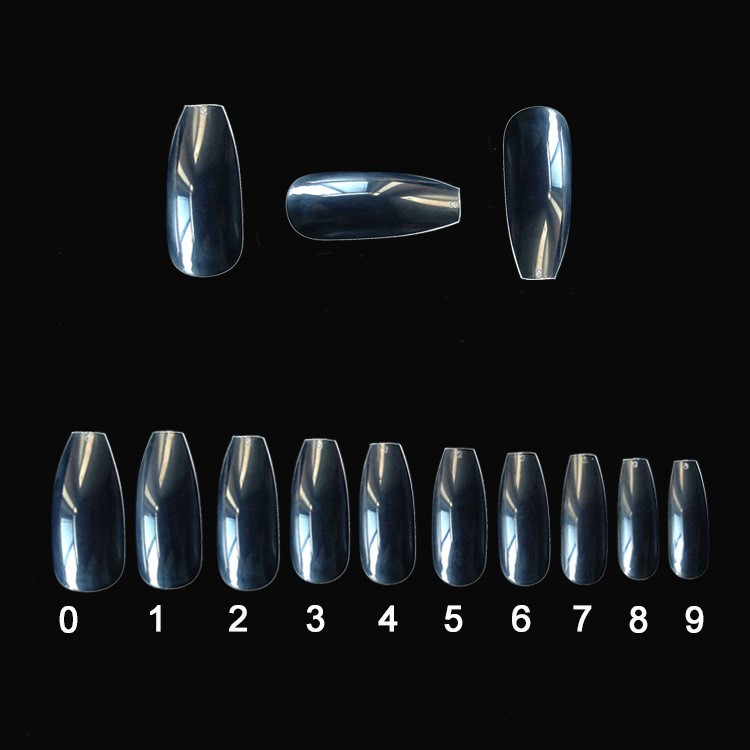500 transparent natural fake nails - Image 7