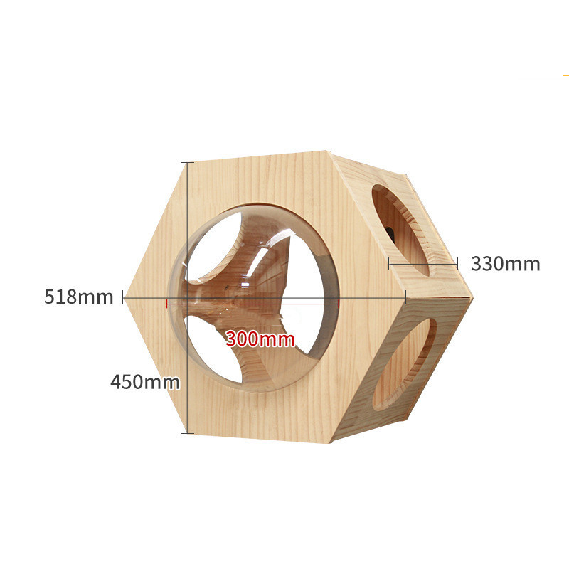 Pet Cat Climbing Frame Wall Type Solid Wood Wall Hanging Platform Ladder Pets Accessories - Image 3