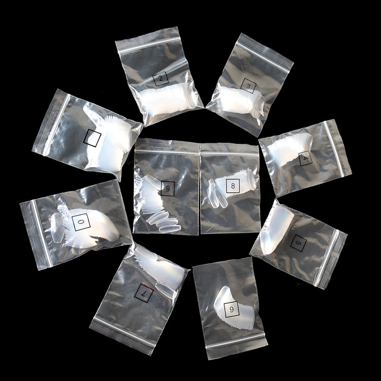 500 transparent natural fake nails - Image 2