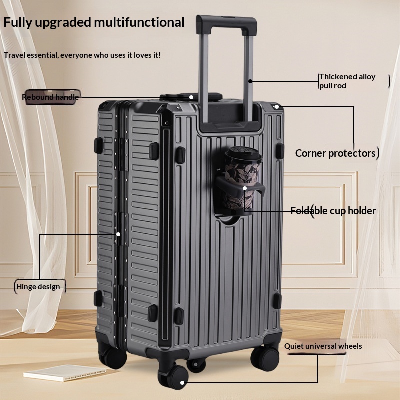 Travel Aluminum-frame Trolley With Combination Lock - Image 7