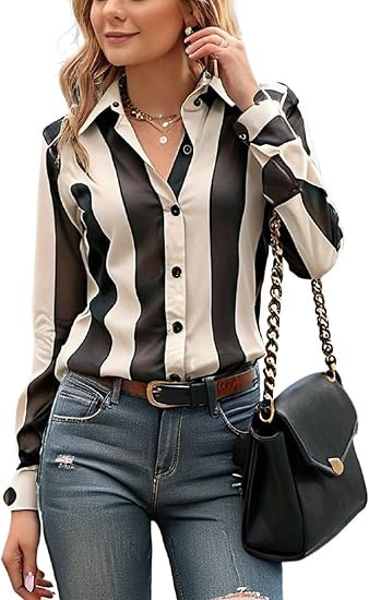 Irregular-pattern Digital-print Long-sleeve Shirt - Image 2