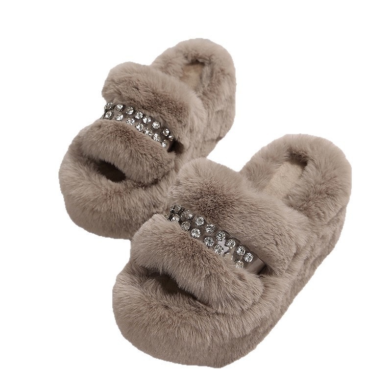 Winter Plus-Size Womens Cotton Slippers For Home - Image 5
