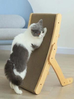 Deformation Cat Bed Vertical Corrugated Paper Grinding Claw Toy Replaceable Core Pet Products