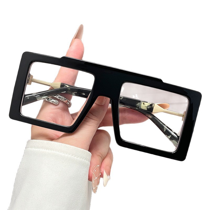 Wide-frame Square Blue-light-blocking Eyeglass Frames For Women - Image 10