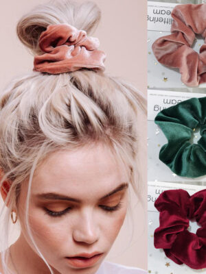 Flannel Hair Tie Hair Rope Amazon Velvet Fashion Ponytail Hair Accessories