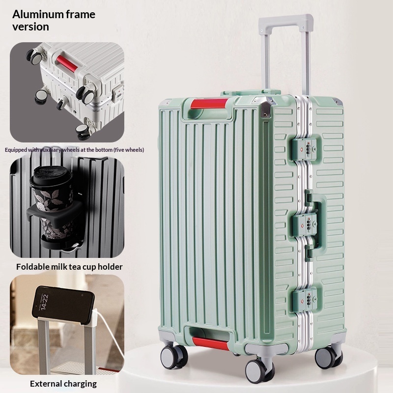 Travel Aluminum-frame Trolley With Combination Lock - Image 2