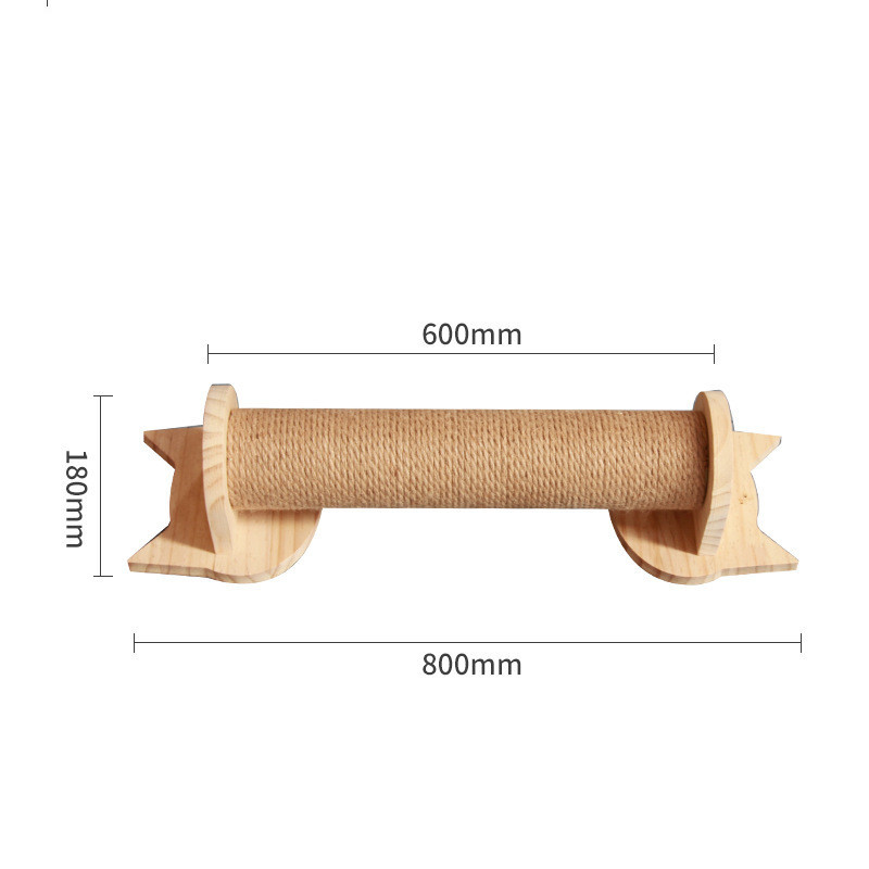 Pet Cat Climbing Frame Wall Type Solid Wood Wall Hanging Platform Ladder Pets Accessories - Image 7