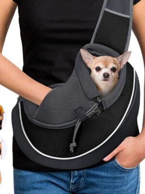 Carrying Pets Bag Women Outdoor Portable Crossbody Bag For Dogs Cats Pet Products