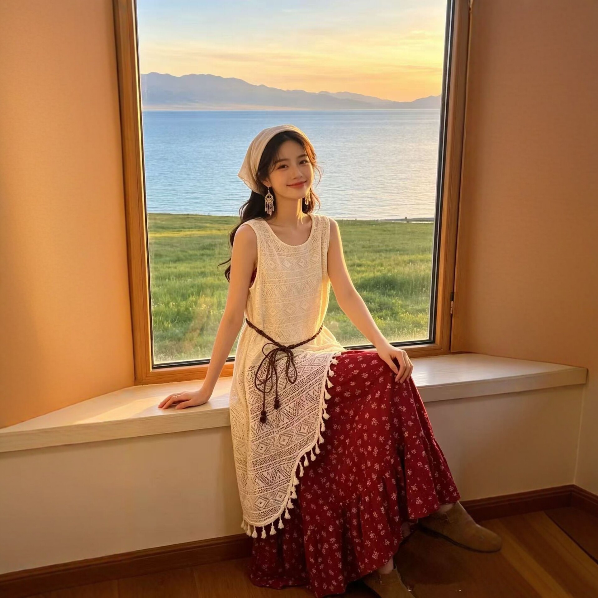 Ethnic-style Sleeveless Casual Dress For Women - Image 8