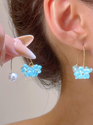 Handwoven Raffia Earrings For Women