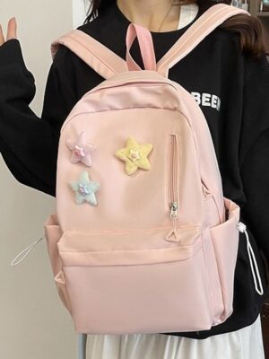 Solid-color Versatile Backpack