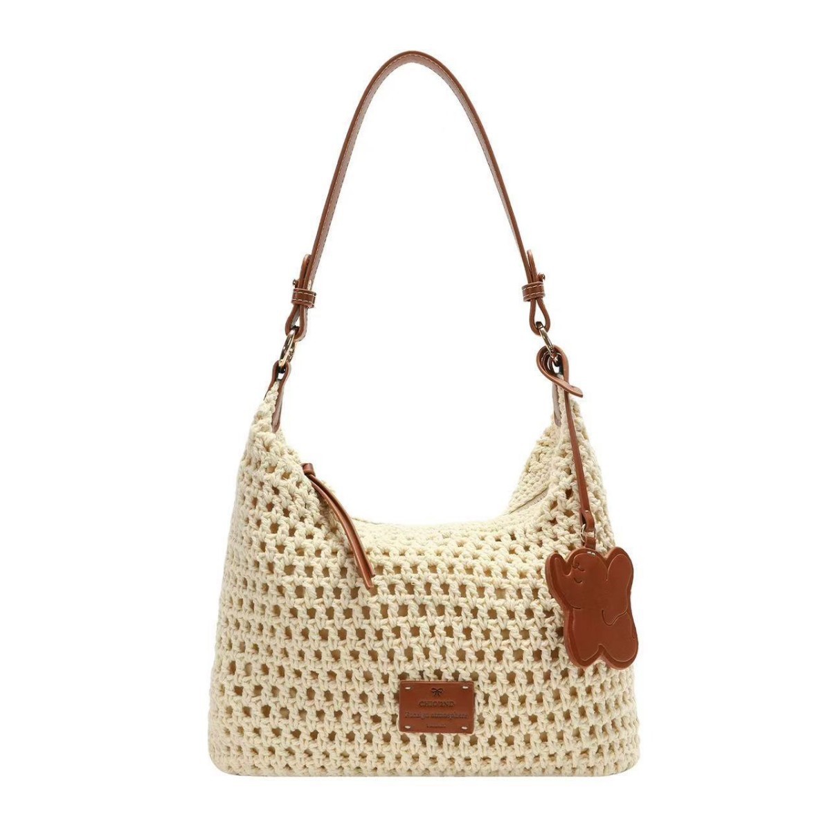 Casual Beach Woven Shoulder Crossbody Bag - Image 4