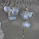 Handmade Acrylic Petal Pearl-Effect Versatile Earrings