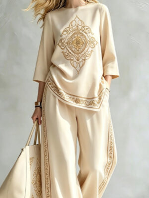 Summer Women's Blouse Set