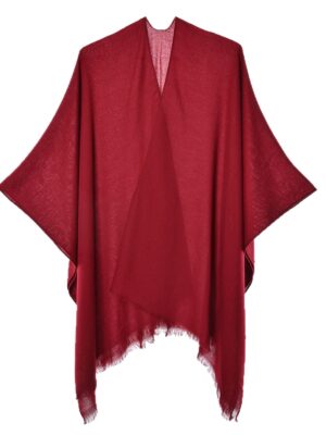 Women's Shawl Scarf, Solid Color Minimalist Sun Protection Shawl, High-End Silk Scarf