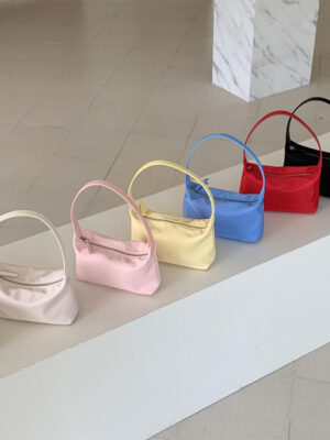 Nylon Fabric Minimalist Instagram-style Small Square Shoulder Bag