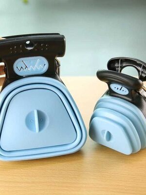 Dog Pet Travel Foldable Pooper Scooper With 1 Roll Decomposable bags Poop Scoop Clean Pick Up Excreta Cleaner Epacket Shipping