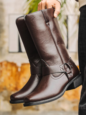 European And American Mens Casual Long Boots
