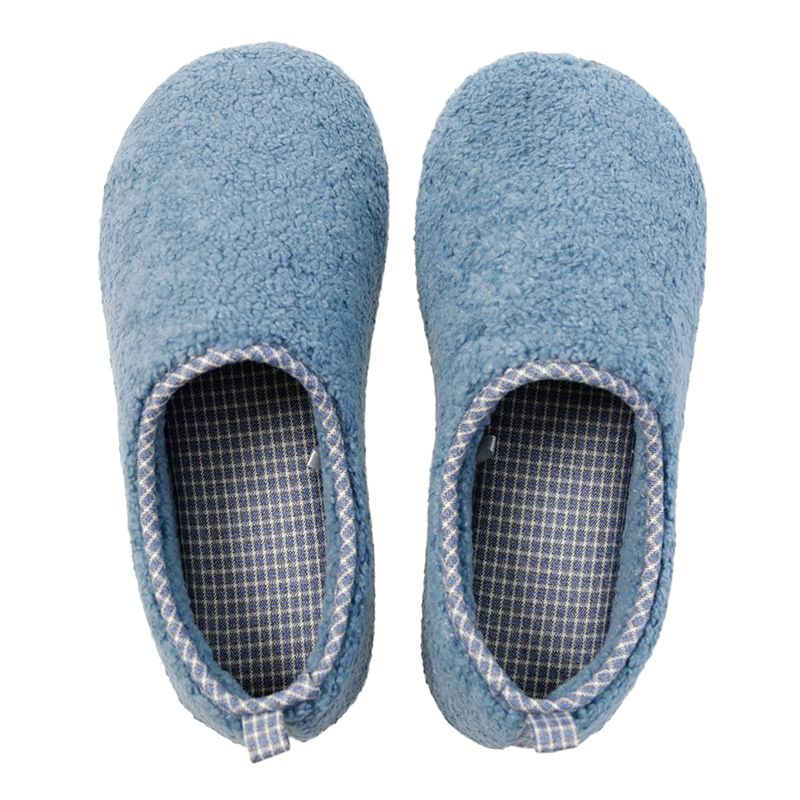 Japanese-style Plain-colored Winter Indoor Slippers - Image 2