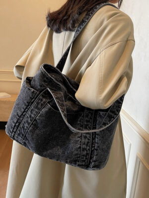 Women's Large-capacity Casual Minimalist Denim Bag