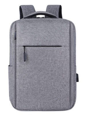 New Men's Backpack With Large Capacity, Multifunctional Backpack, Business Computer Bag, USB Charging Backpack - Gray