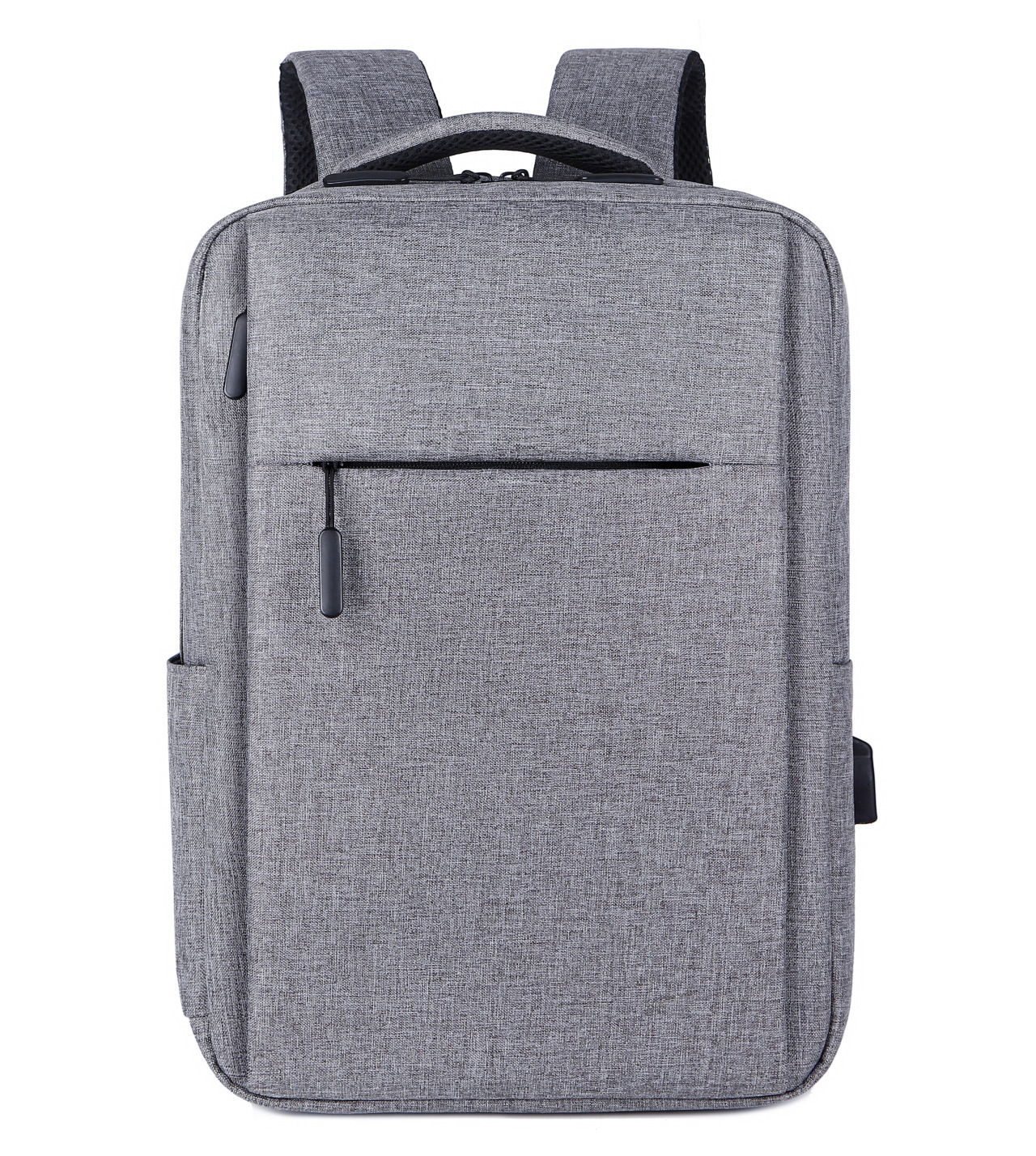 New Men's Backpack With Large Capacity, Multifunctional Backpack, Business Computer Bag, USB Charging Backpack - Gray