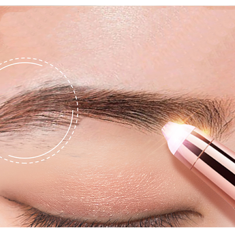 Eyebrow Epilator Maquiagem Profissional Completa Trymer Do Brwi Eye Brow Trimmer For Rasoir Visage Femme Make Up Eye Brow Shaper - Image 9
