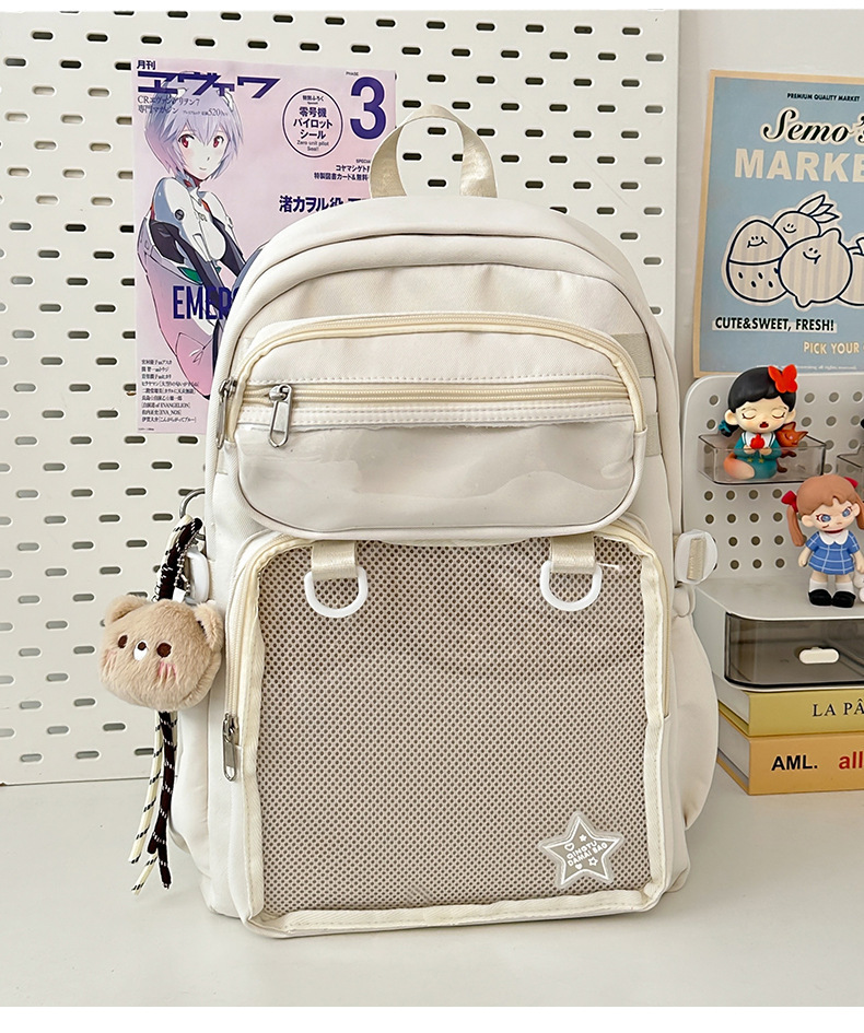Largecapacity, Painstyle Backpack For School, Instagraminspired, Versatile Japanese Style - Image 9