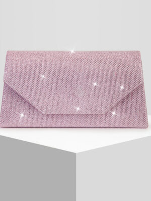 Womens Glittering Evening Bag Party Handbag Clutch, Crossbody Bag