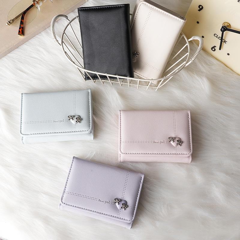 Womens Wallet With A Heart-Shaped Bow - Image 8