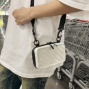 Street-style Minimalist Versatile Hard-shell Unisex Shoulder And Crossbody Bag