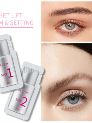 ICONSIGN 10 Pairs Pouch Eyelash Perm Lotion Lashes Lift Quick Perming 5 To 8 Minutes Beauty Makeup Tools