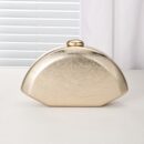 Womens Glossy Clutch Evening Bag Shoulder Chain Bag