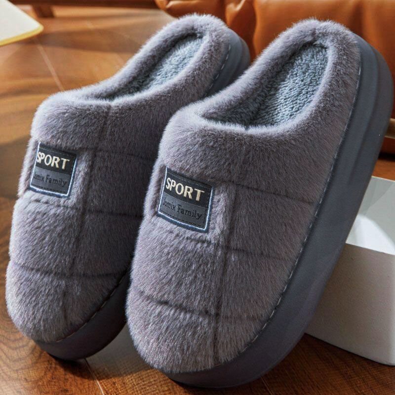 New Cotton Slippers For Men And Women Winter Season - Image 3
